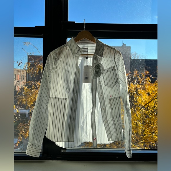 Pinstripe Rylee shirt / Saks Potts - Picture 2 of 5